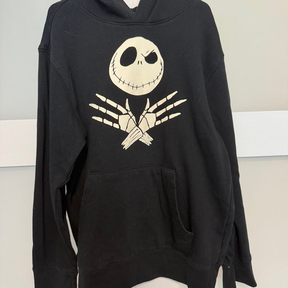 Disney Nightmare Before Christmas Jack Skellington King Jack Hoodie Youth M